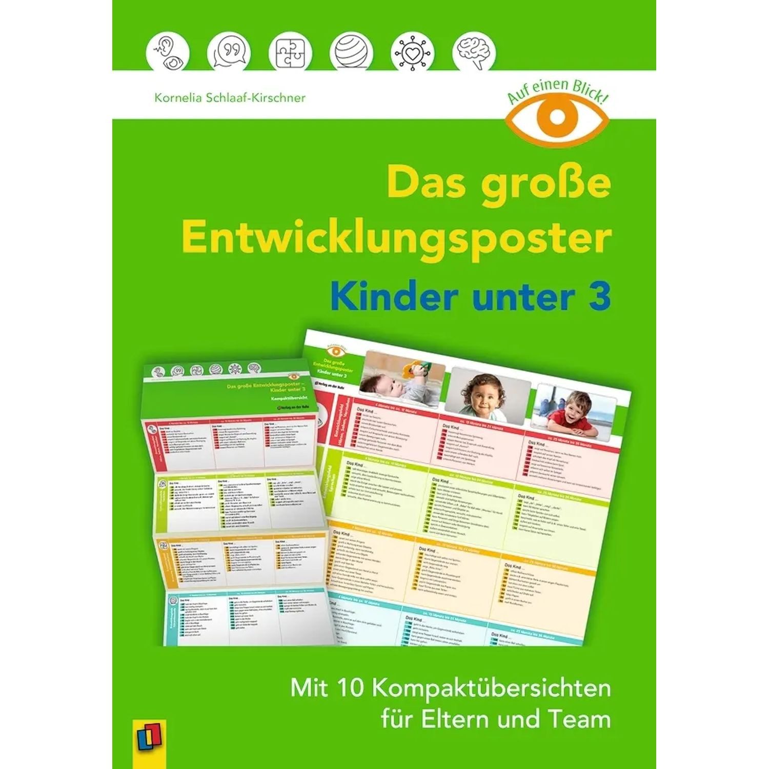 Verlag an der Ruhr Poster Das große Entwicklungsposter - Kinder unter 3