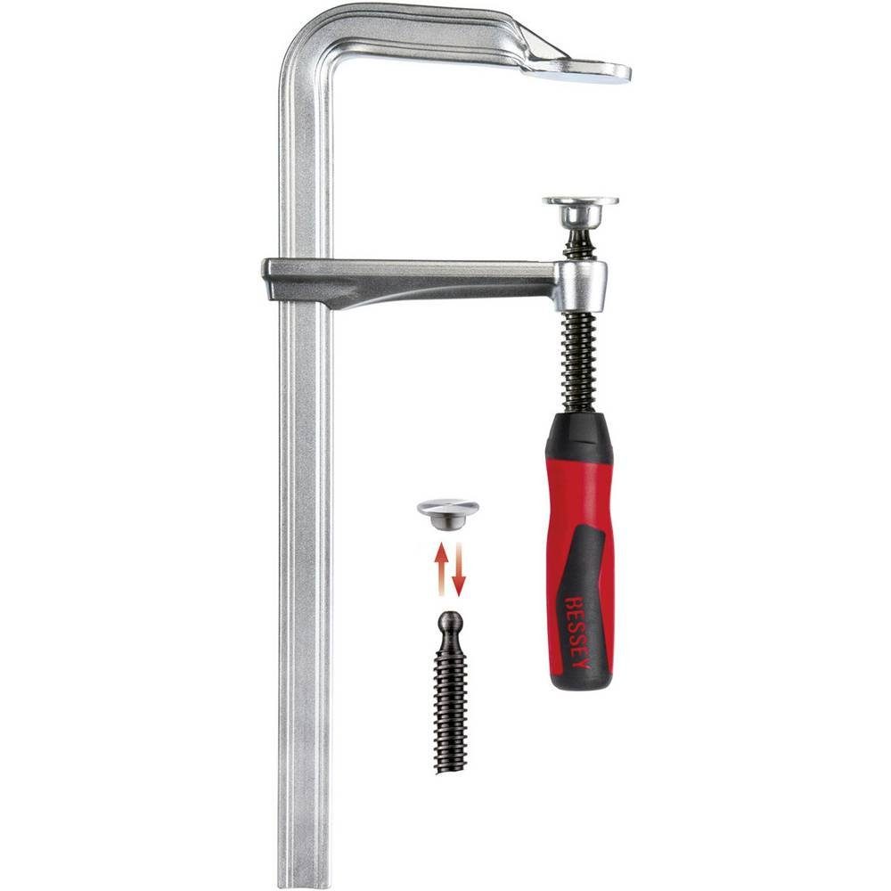 Bessey Schraubzwinge Ganzstahl-Schraubzwinge GZ-2K 400/120 GZ40-2K