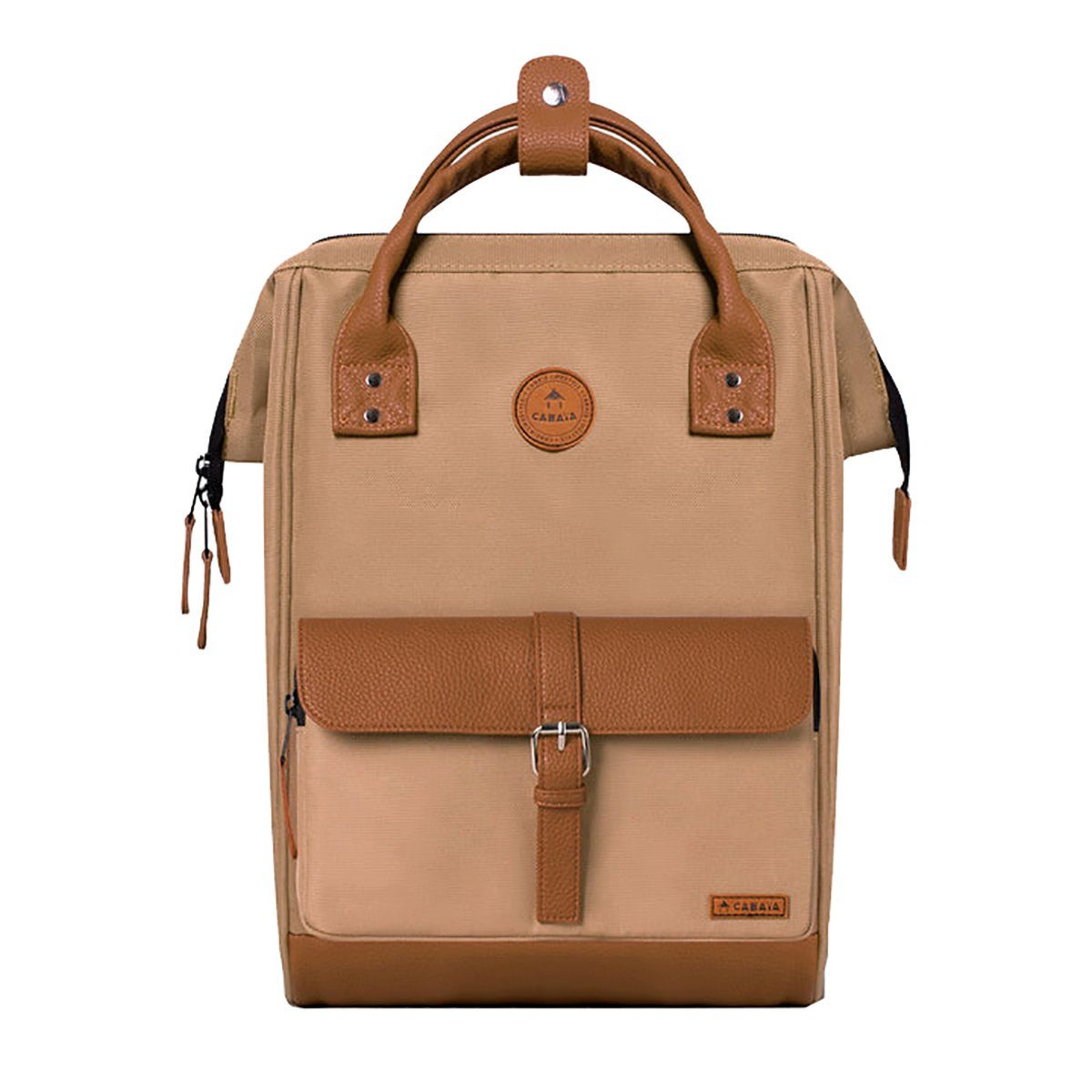 CABAIA Rucksack Adventurer Medium Kuala Lumpur (Set, 3-tlg., inkl. 2 auswechselbaren Vordertaschen), Tagesrucksack mit austauschbaren Vordertaschen