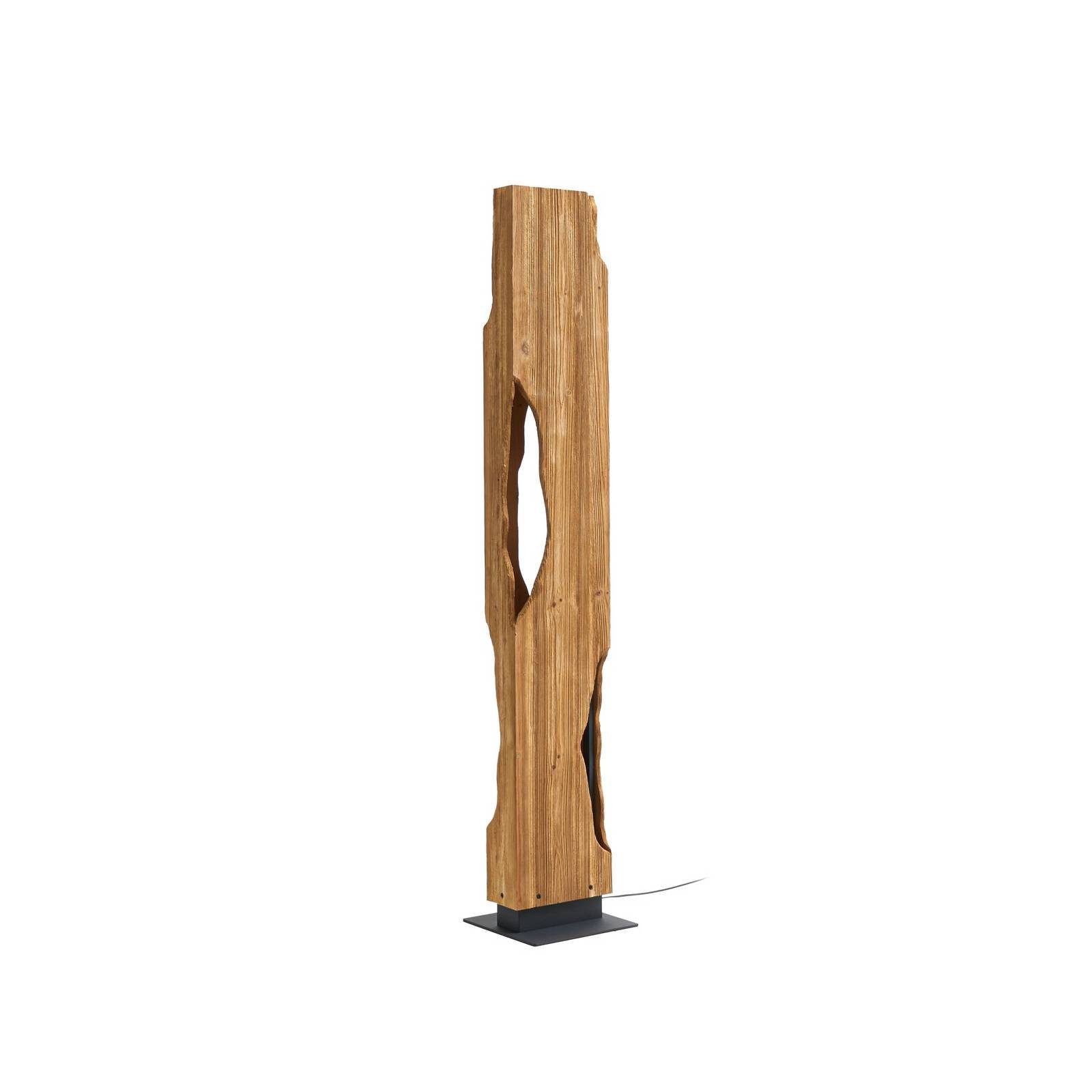 Lucande Stehlampe Tarry, Holz IP20, 4 x 15 W LED