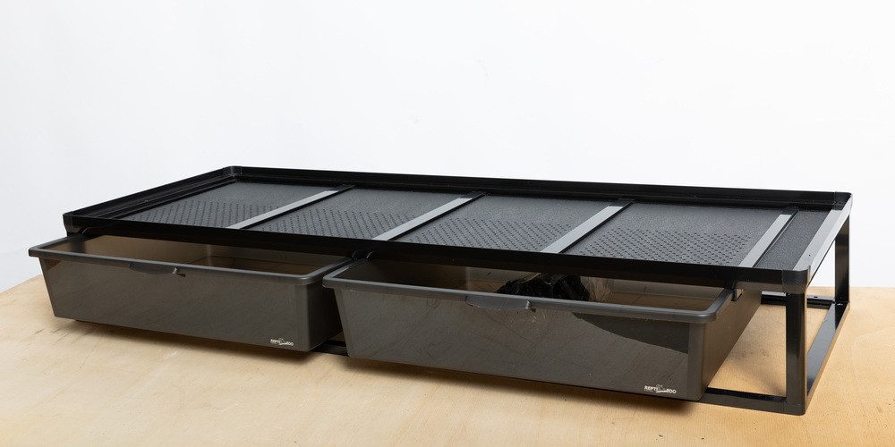 Terrarium ReptiZoo Zuchtrack - 6 Etagen Kombi SET 2x medium - (IN017STA)