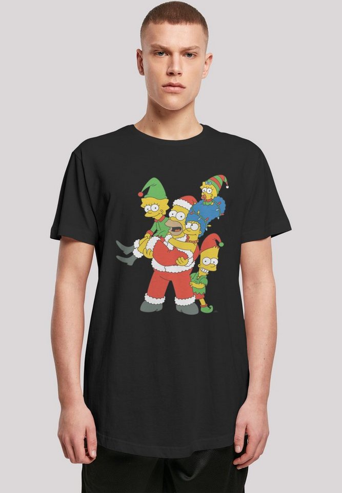 F4NT4STIC T-Shirt The Simpsons Christmas Weihnachten Family Print, Sehr  weicher Baumwollstoff mit hohem Tragekomfort