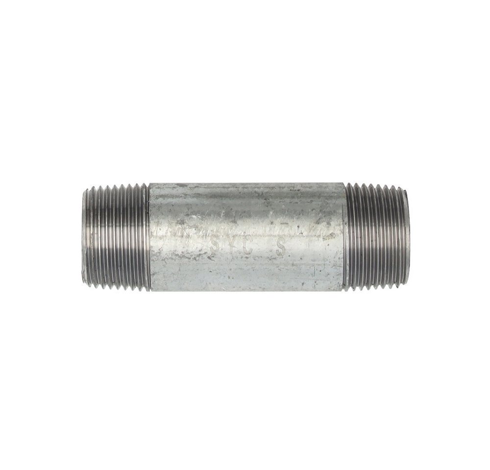 Thumbnail - Atusa Gewindefitting Rohrdoppelnippel 3/4 Zoll x 80 mm DN20 Rohrnippel Doppelnippel Nippel