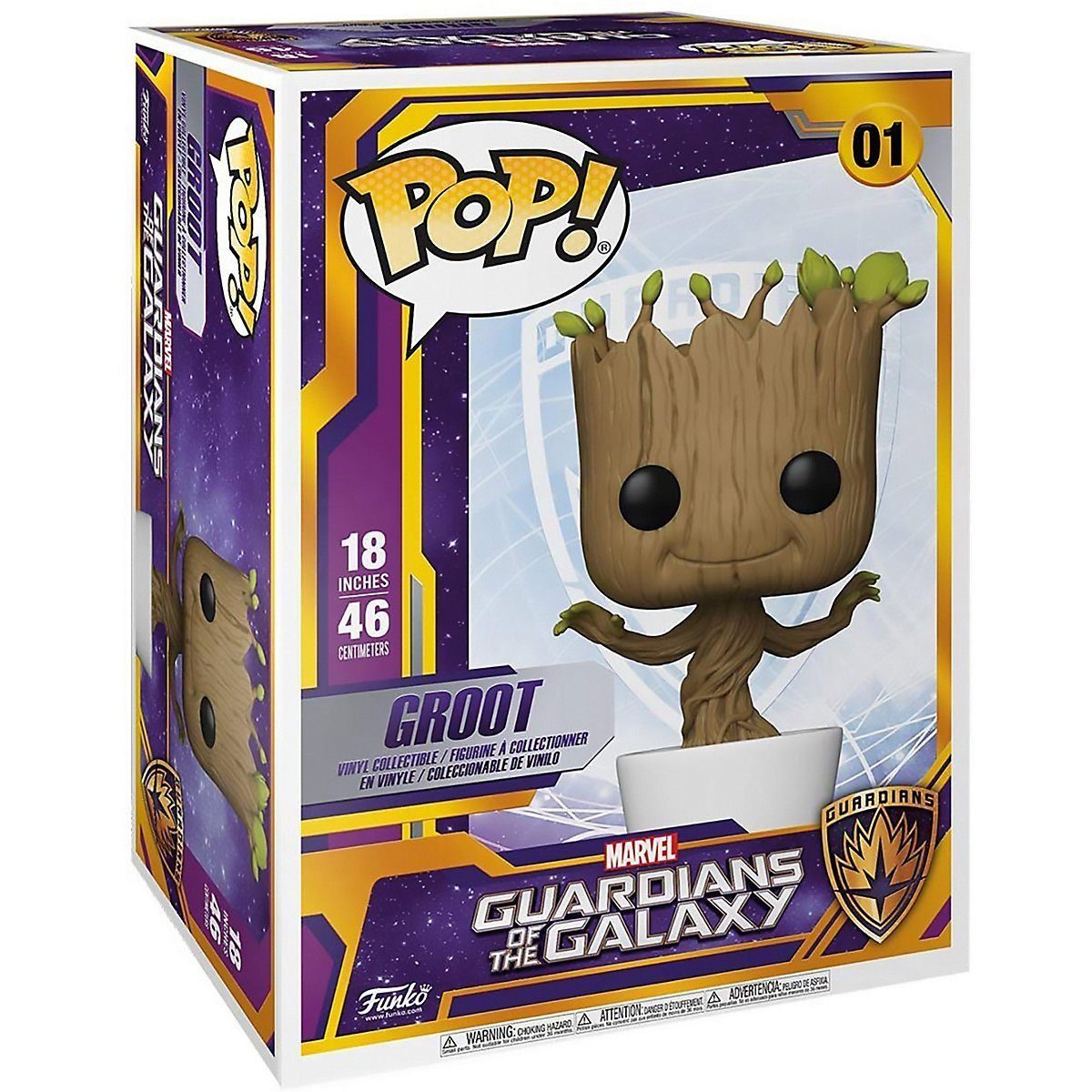 46 #01 Groot - Dancing - Funko the Marvel: POP! Galaxy Größe Guardians Funko Actionfigur cm of