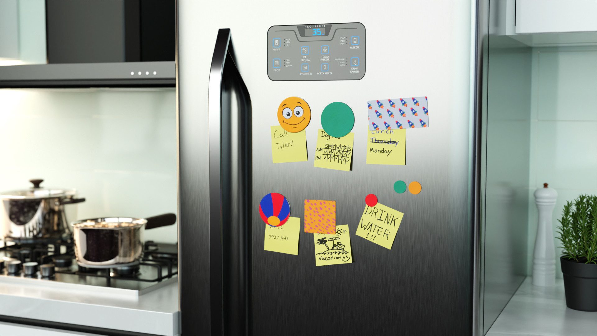 ALLboards Magnet ALLboards Bildungs-Set; Magnete, Formen für Kinder – 48 Elemente