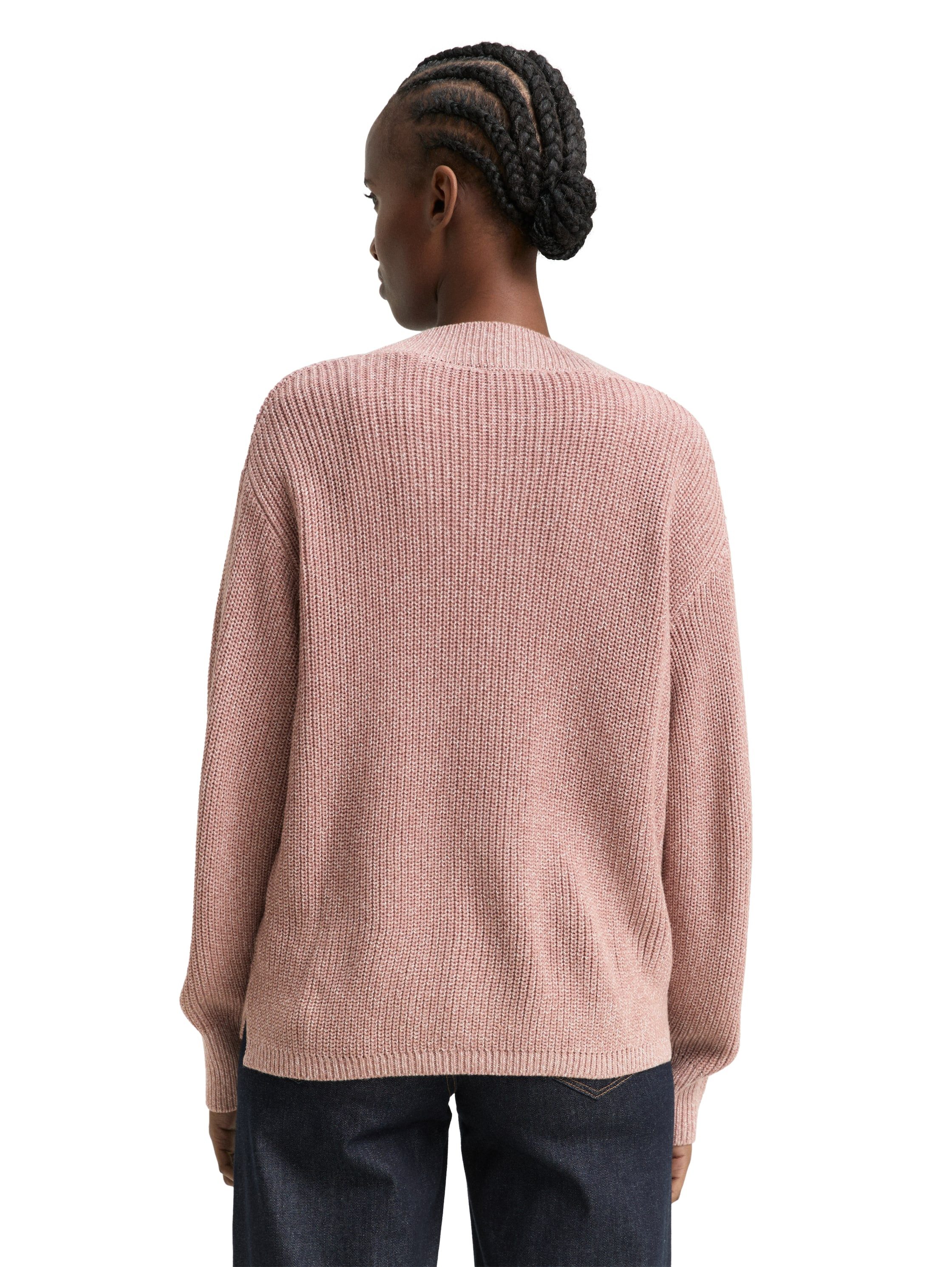 TOM TAILOR Denim Cardigan mit Strickstruktur und Knopfleiste günstig online kaufen