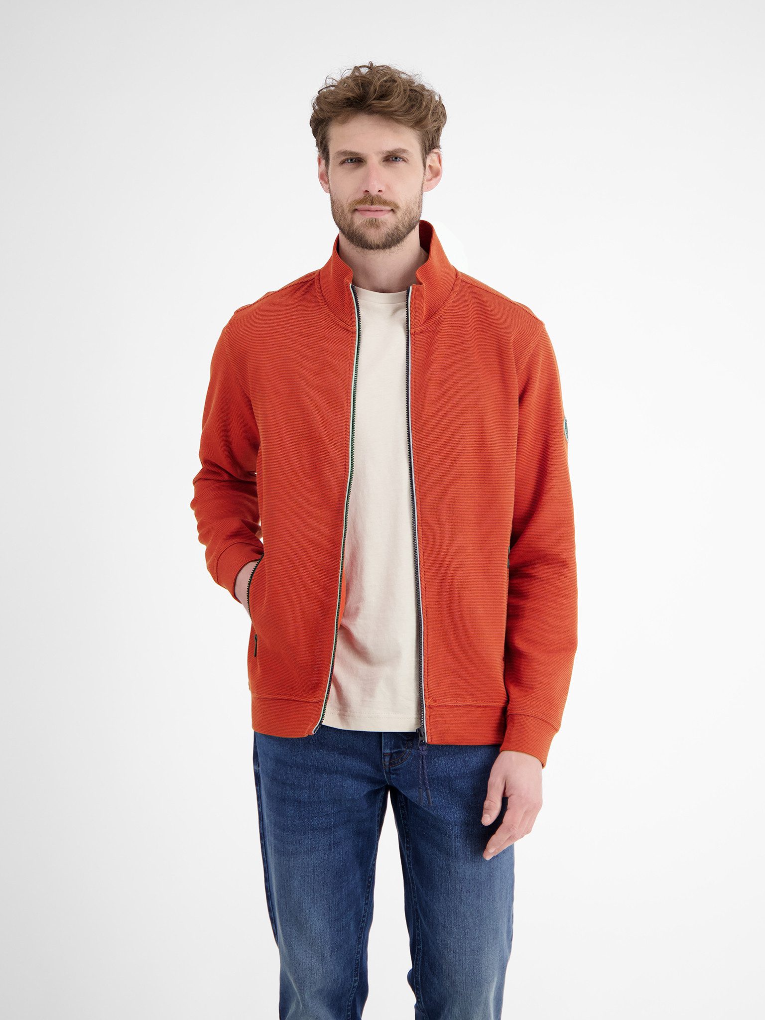 LERROS Sweatjacke mit Bündchen