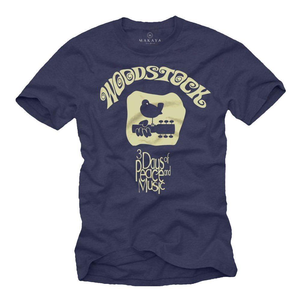 MAKAYA T-Shirt 60s 70s Woodstock Hippie günstig online kaufen