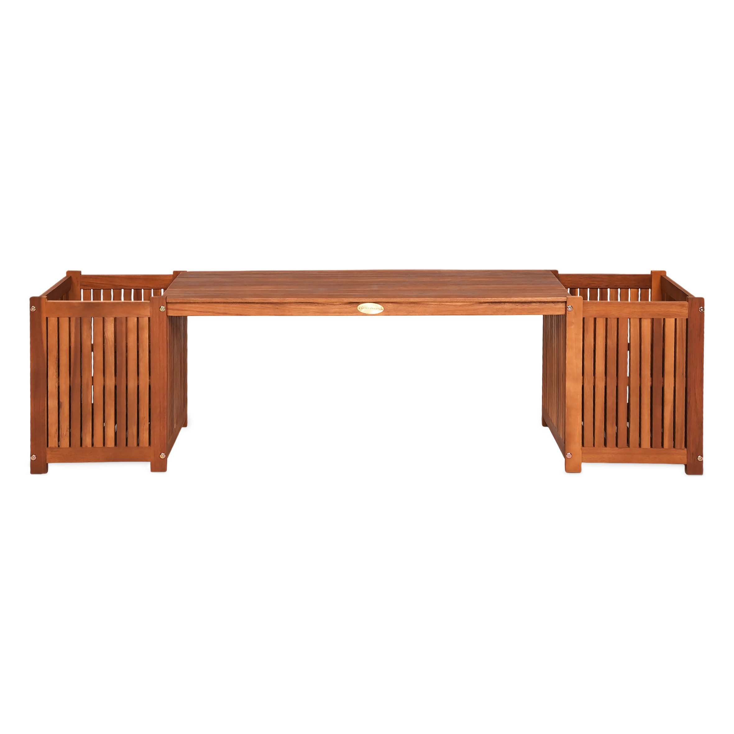 Spetebo Sitzbank mit integriertem Blumenkasten 150 x 40 (Anzahl, 1-St., Stück), gefertigt aus 100% FSC Holz