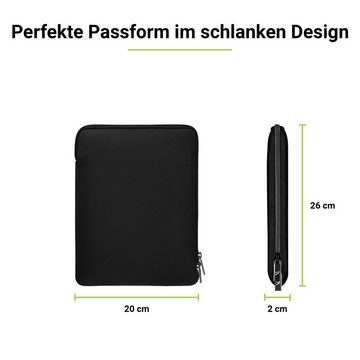 Artwizz Tablet-Hülle Artwizz Neoprene Sleeve Tasche Schutzhülle kompatibel mit iPad Pro Air (10.2" - 11) & Surface Go 2 - Schwarz
