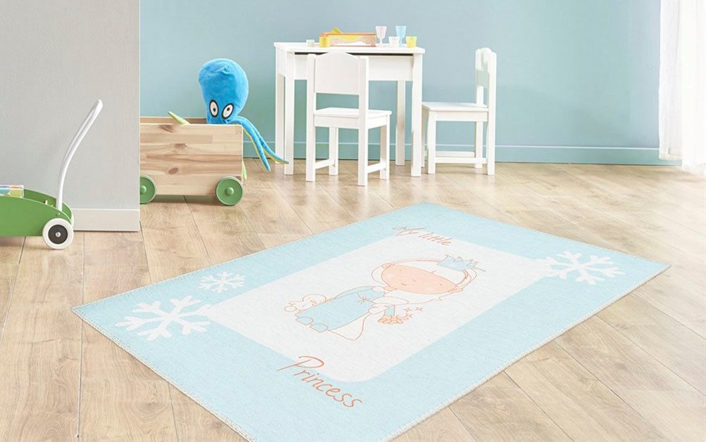 Arte Espina Kinderteppich Bambini 100, rechteckig, Höhe: 5 mm, Fantasievoll bedruckter Kinderteppich, angenehme Haptik