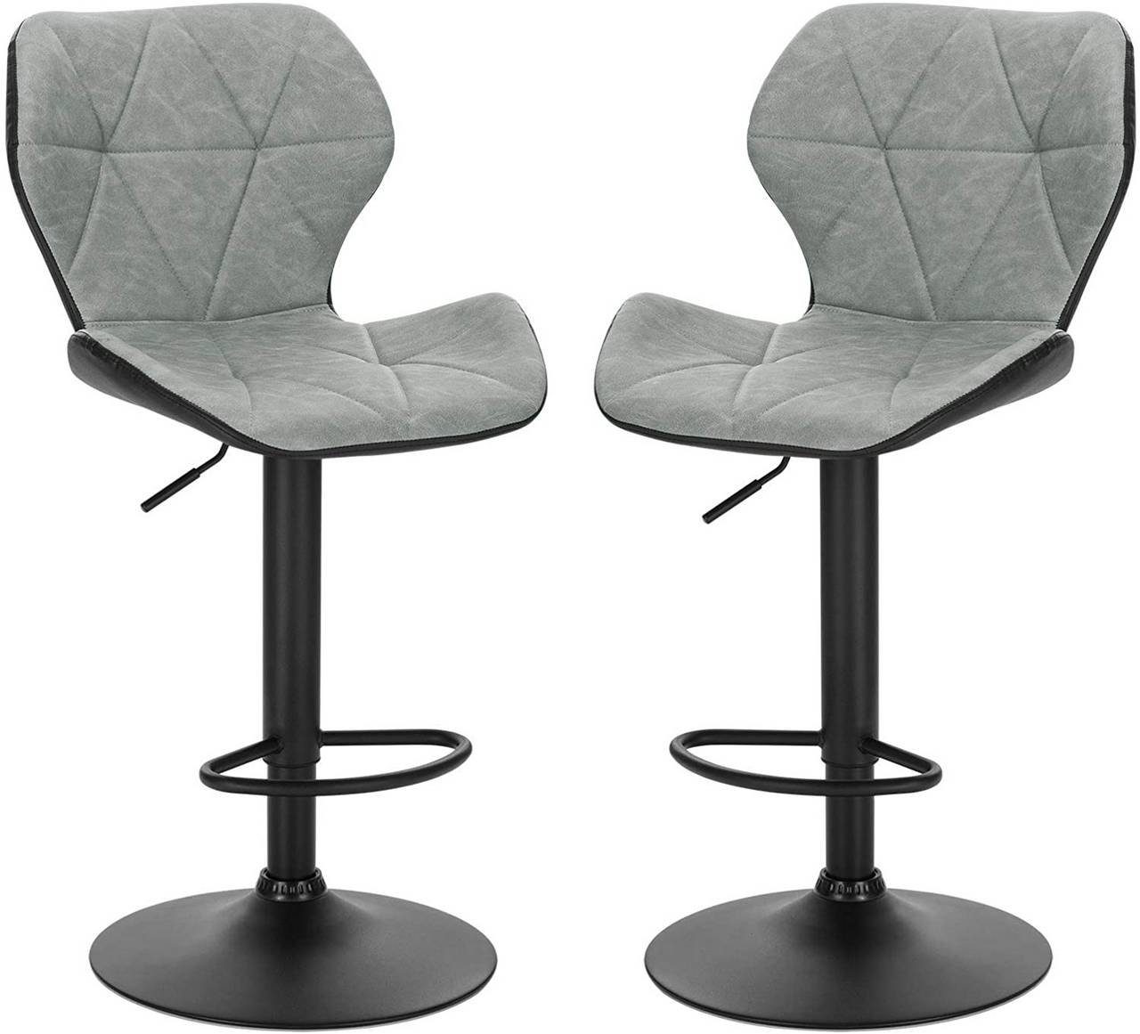 Woltu Barhocker (2 St), Bistrohocker Retro höhenverstellbar und drenbar günstig online kaufen