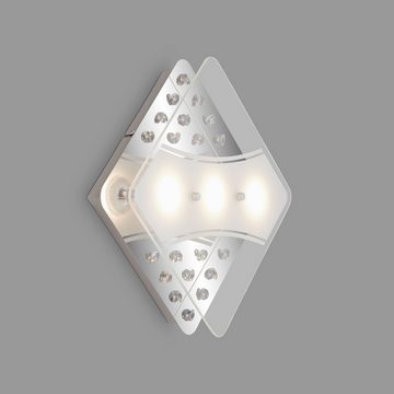 TRANGO LED Deckenleuchte, 3488 Deckenstrahler in Eckig *EDA* aus Metall mit bedrucktem Design Motiv Glas-Lampenschirm, Deckenlampe, Wandleuchte, Badlampe inkl. 3x 5 Watt GU10 LED Leuchtmittel, 3000K warmweiß Deckenleuchte