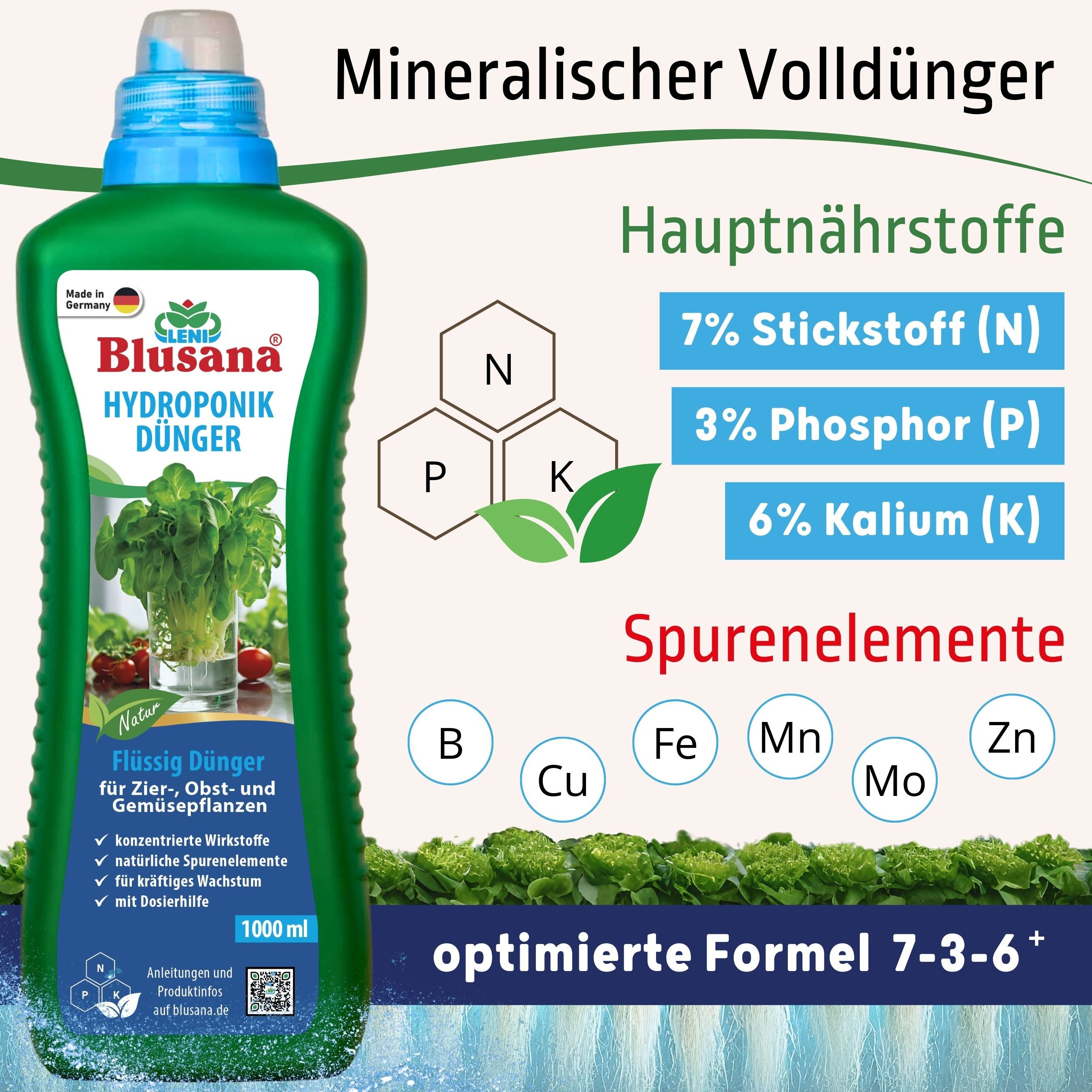Blusana Pflanzendünger Hydroponik & Hydrokultur Dünger günstig online kaufen