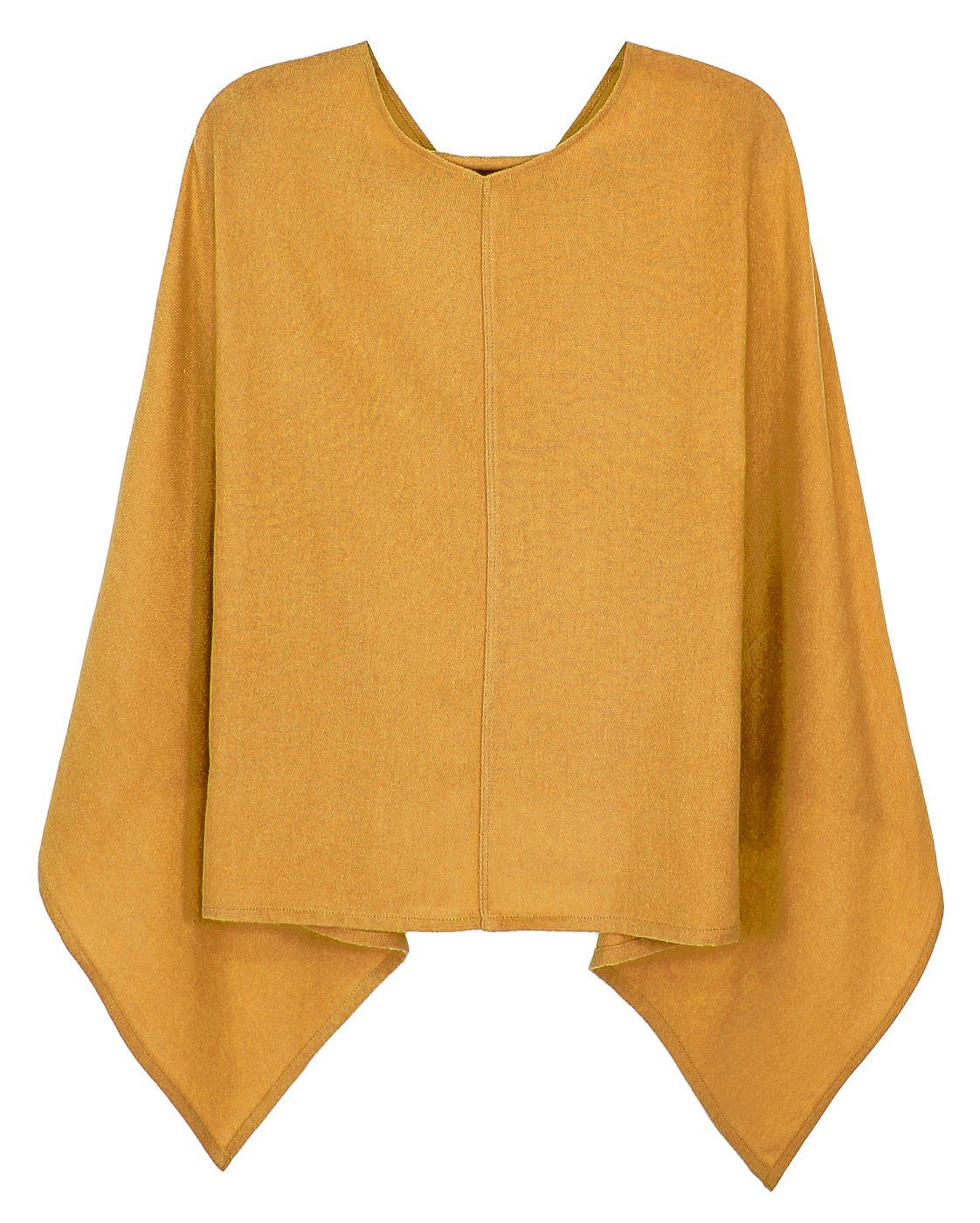 dy_mode Strickponcho Damen Poncho in Unifarben Weiches Strickponcho Cape He günstig online kaufen
