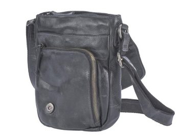 Greenburry Umhängetasche Vintage Washed, Schultertasche 20x23cm, Messengerbag, Herrentasche, weiches Leder