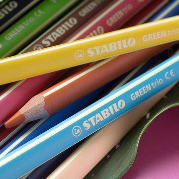 STABILO Buntstift STABILO GREENtrio - ergonomischer Buntstift - 12 Stück