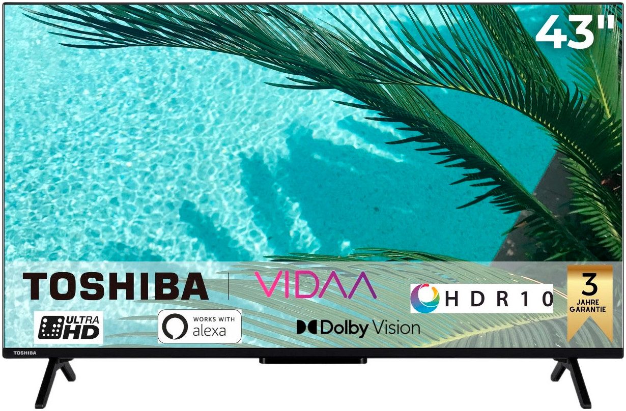 Toshiba 43UV2463DA DLED-Fernseher (108 cm/43 Zoll, 4K Ultra HD, Smart-TV)