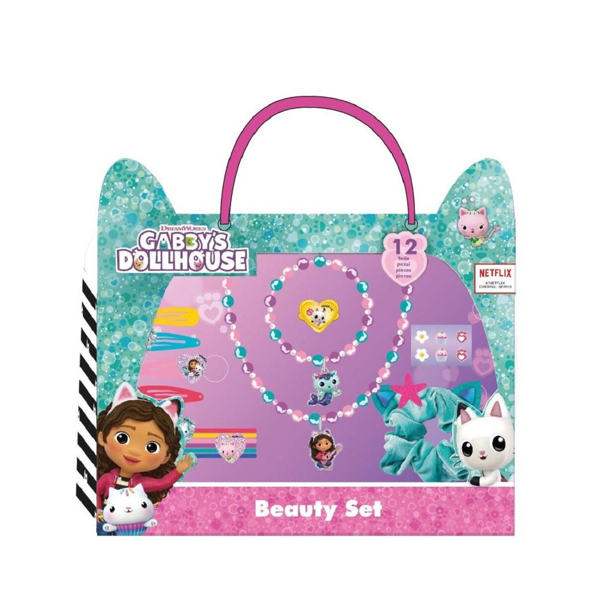 Gabby's Dollhouse Ювелирные изделияset Gabbys Dollhouse Styling-Set für Kinder Süßer Haarschmuck