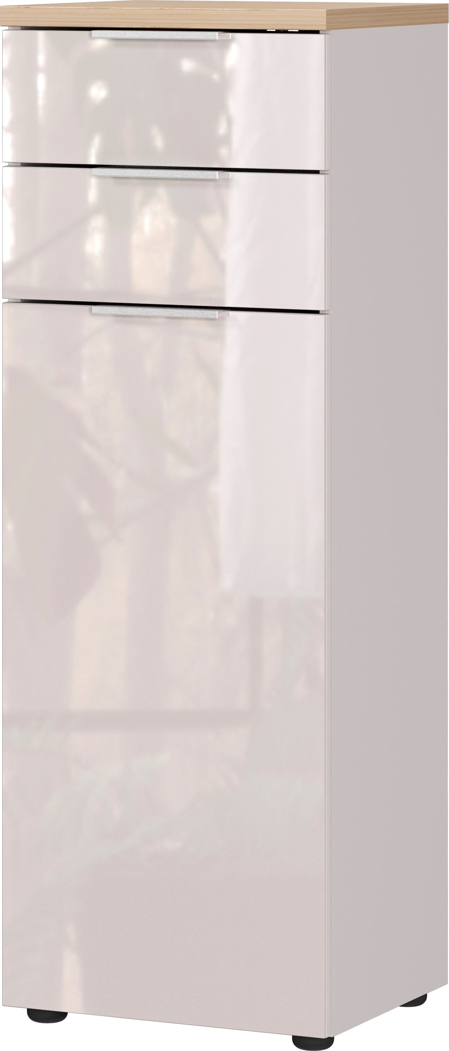 GERMANIA Midischrank Tavira (1-St) Midischrank mit Glasfronten und Selbsteinzug der Schubladen
