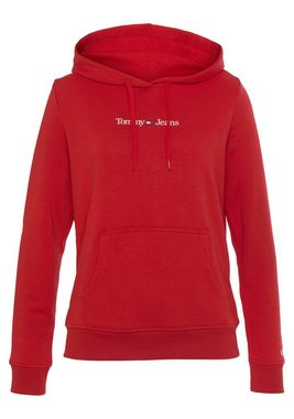 Tommy Jeans Kapuzensweatshirt TJW REG SERIF LINEAR HOODIE mit Tommy Jeans Logoschriftzug