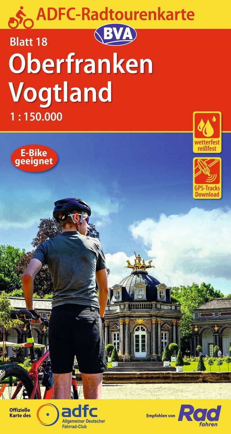 BVA ADFC Radtourenkarte Oberfranken /Vogtland 1:150.000 / diverse