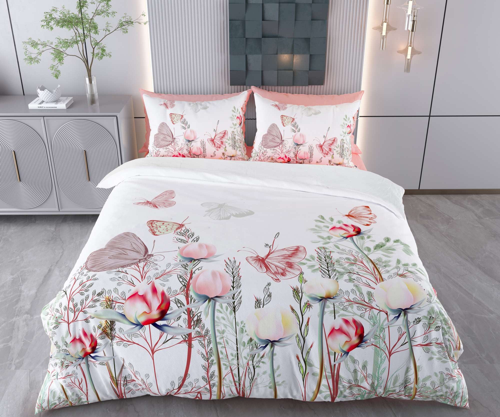 L'Essentiel Maison Bettwäsche Set, %50 Baumwolle 50% Polyester, 2 teilig, W günstig online kaufen