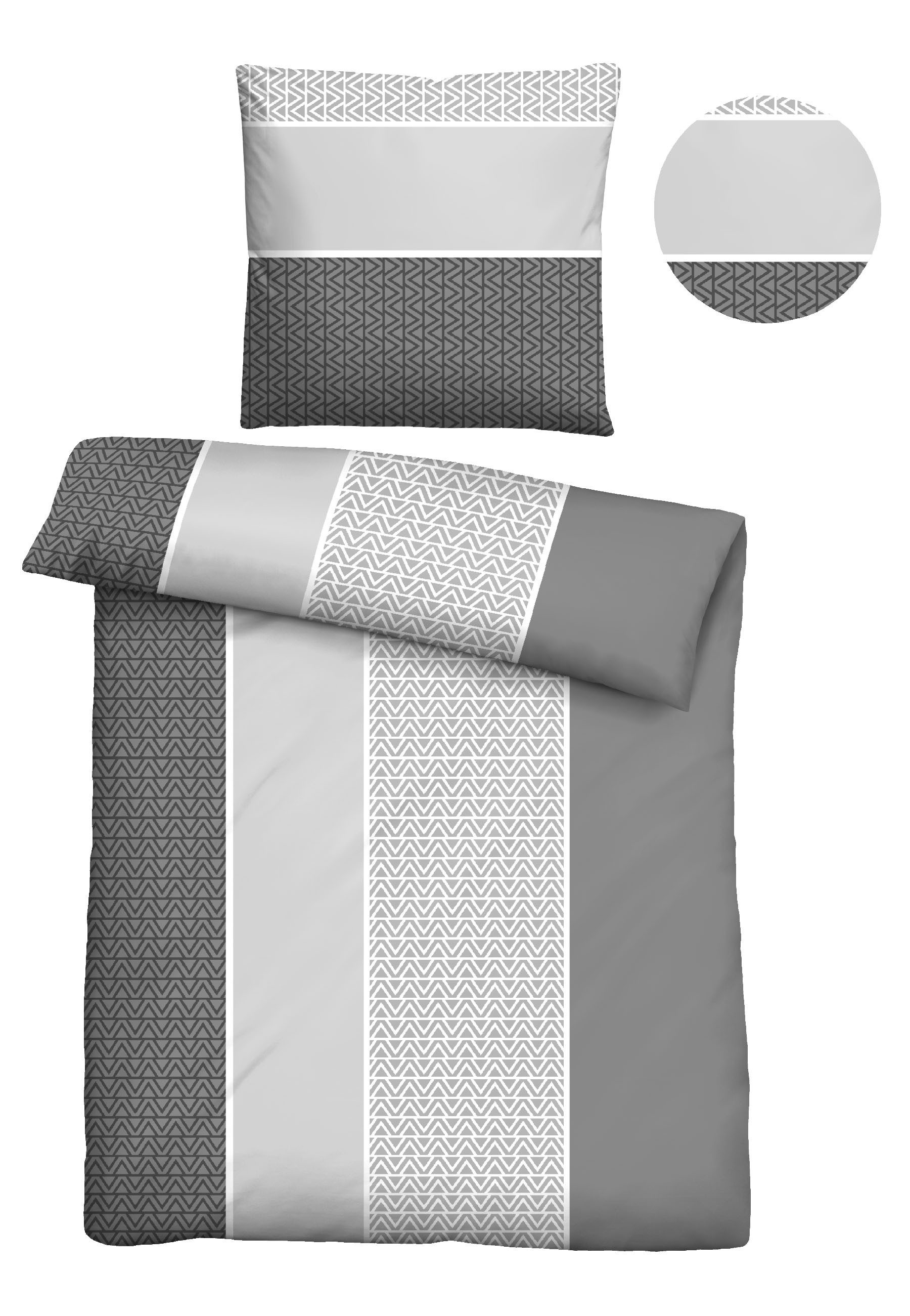 Castell - Markenbettwäsche Bettwäsche 0350447, Biber, günstig online kaufen