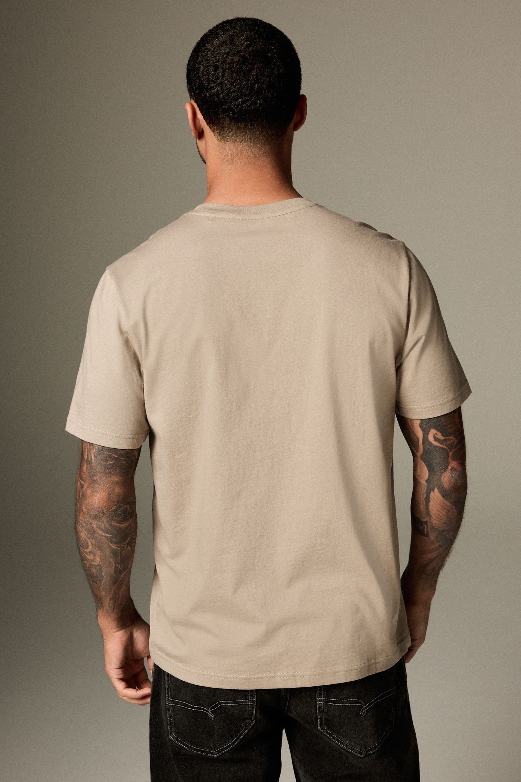 Next T-Shirt Essential Regular Fit Rundhals-T-Shirt günstig online kaufen