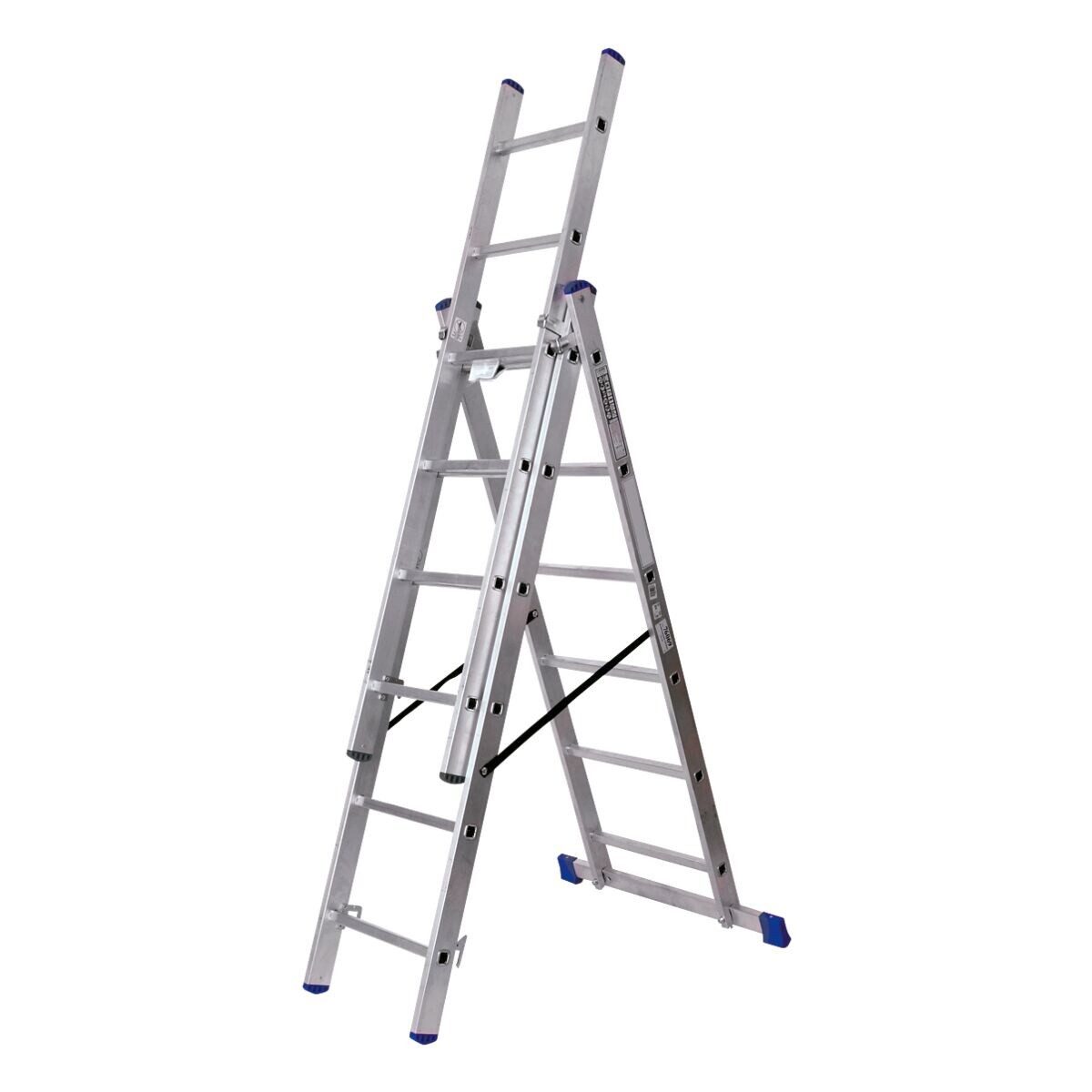 SZ METALL Stehleiter, 3x6 Sprossen