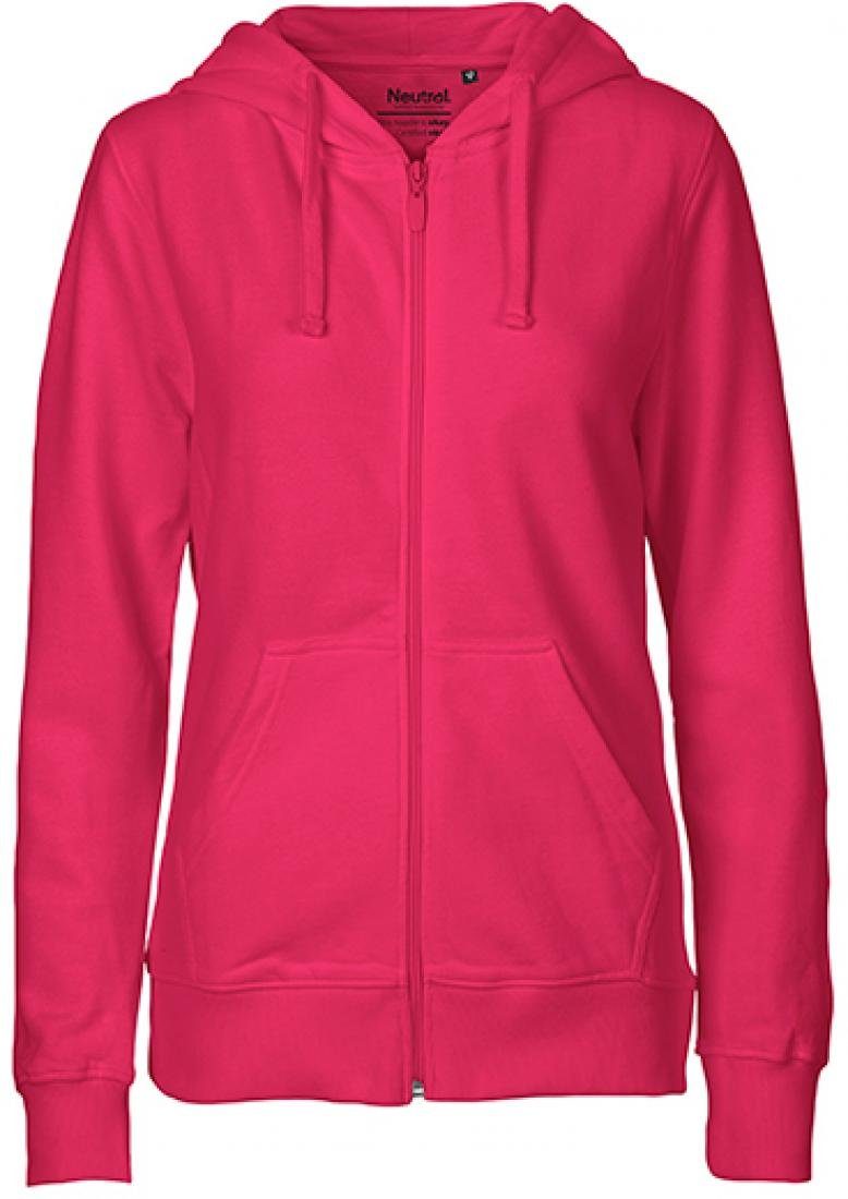 Neutral Kapuzensweatjacke Ladies Zip Hoodie günstig online kaufen