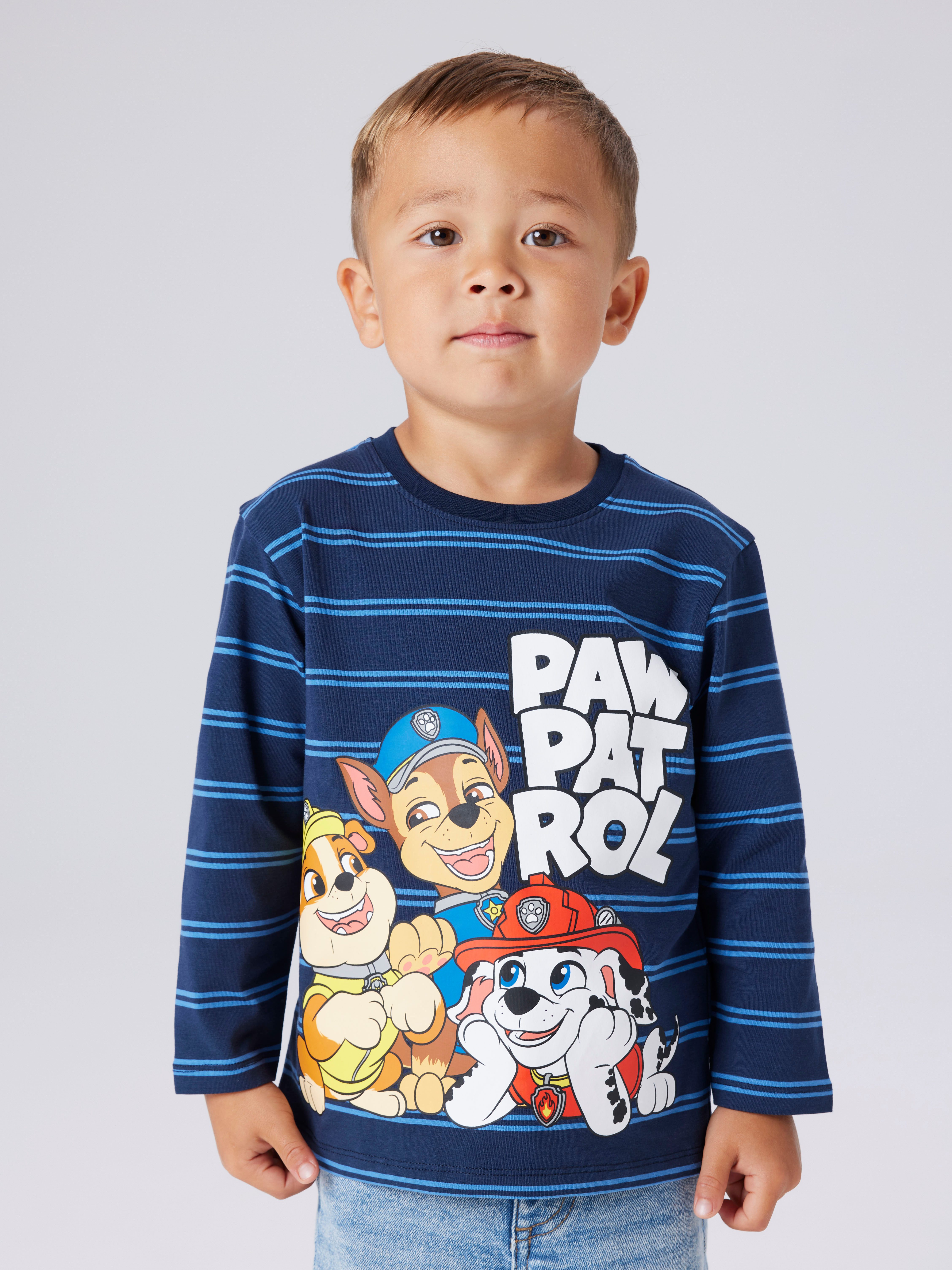 Name It T-Shirt NMMJOSHUE PAW LS NREG TOP NOOS CPLG