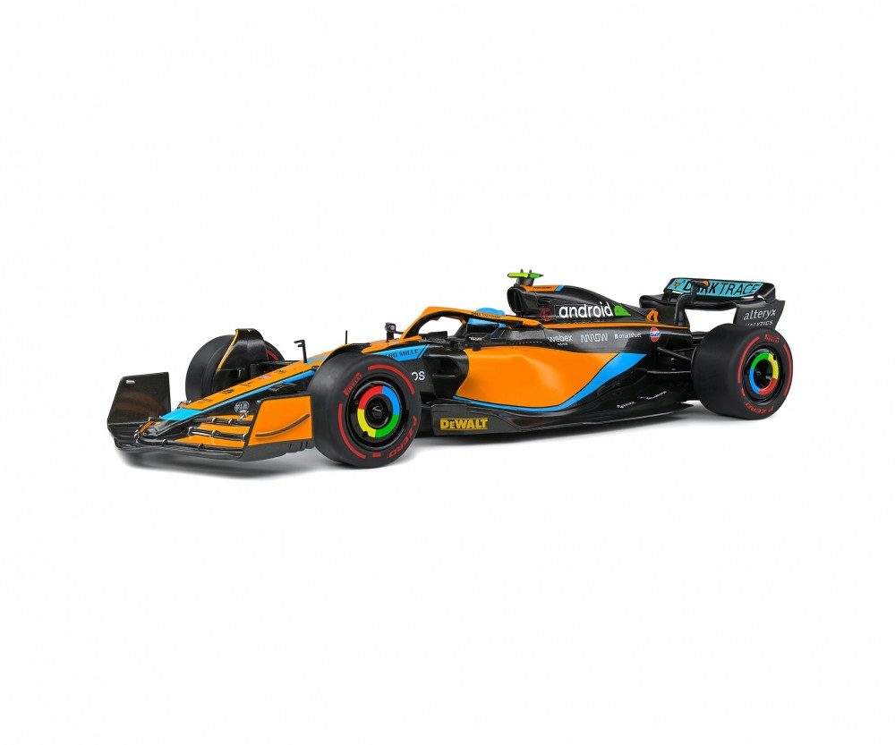Modellauto Solido 1:18 McLaren NORRIS orange Modellauto