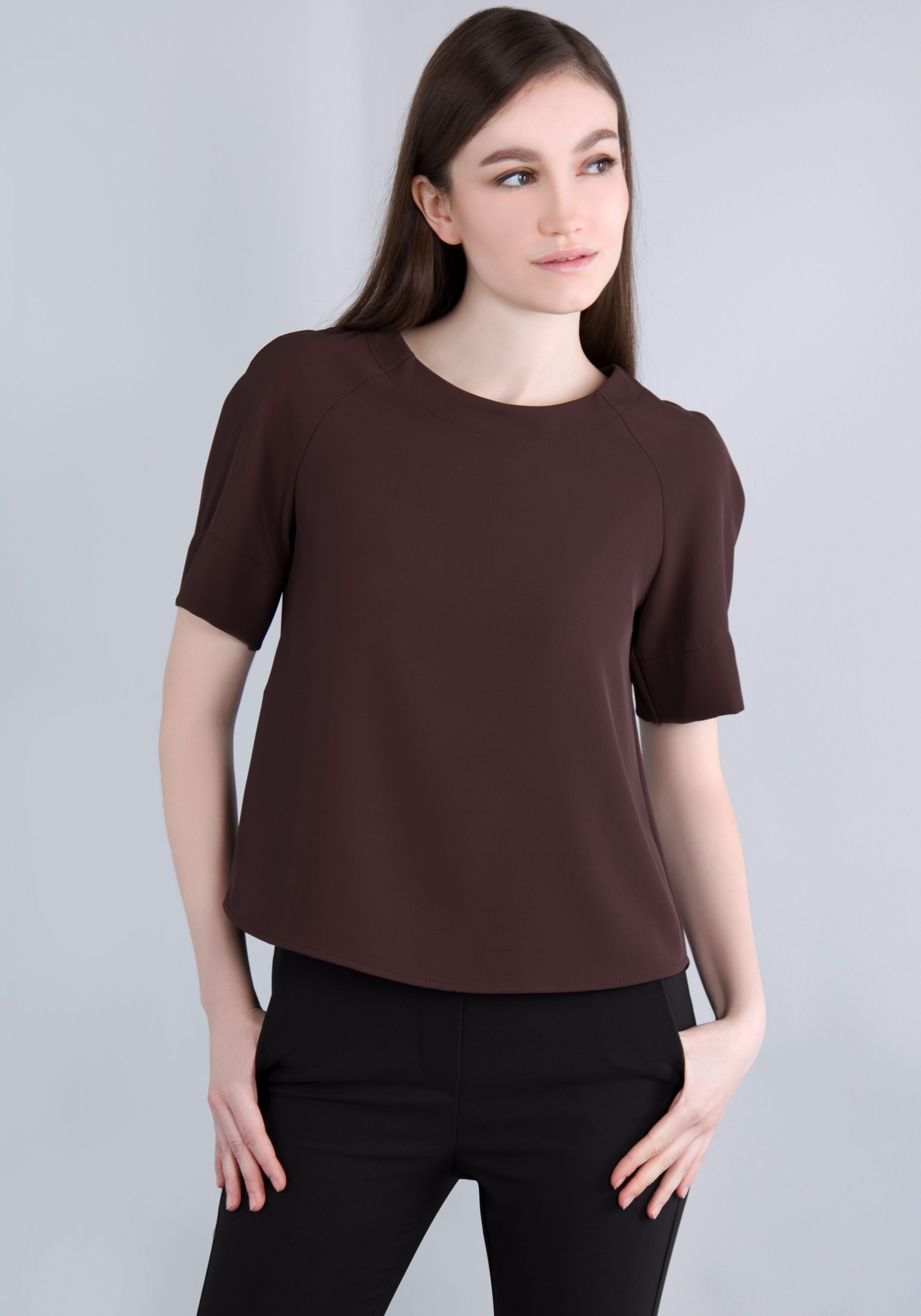 IMPERIAL Rundhalsshirt mit Stretch