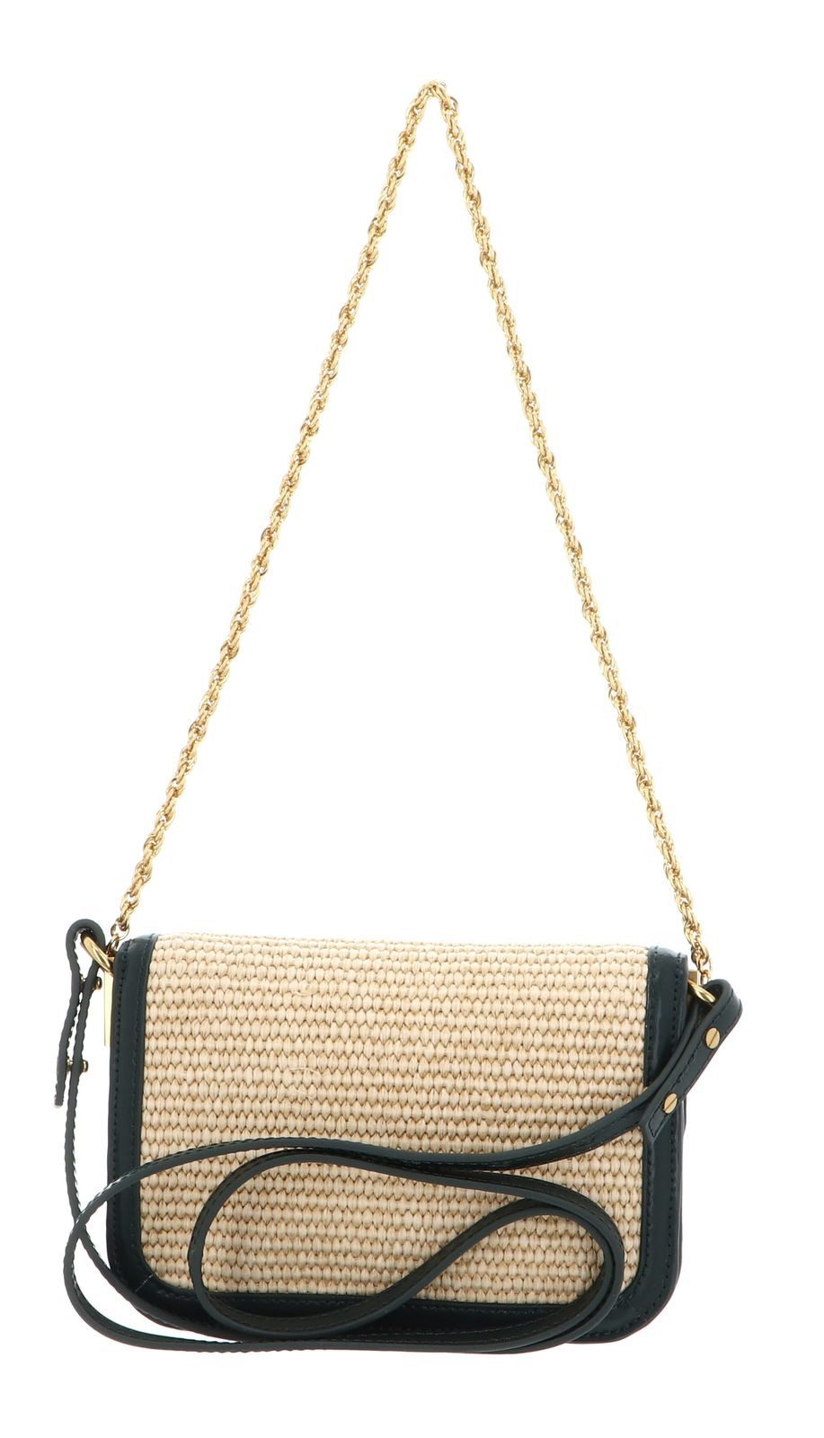 Ted Baker Umhängetasche Twist Lock Detail Raffia Crossbody Bag