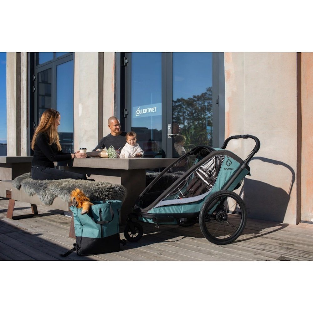 Hamax Fahrradkinderanhänger Cocoon Kinderfahrradanhänger für 1 Kind