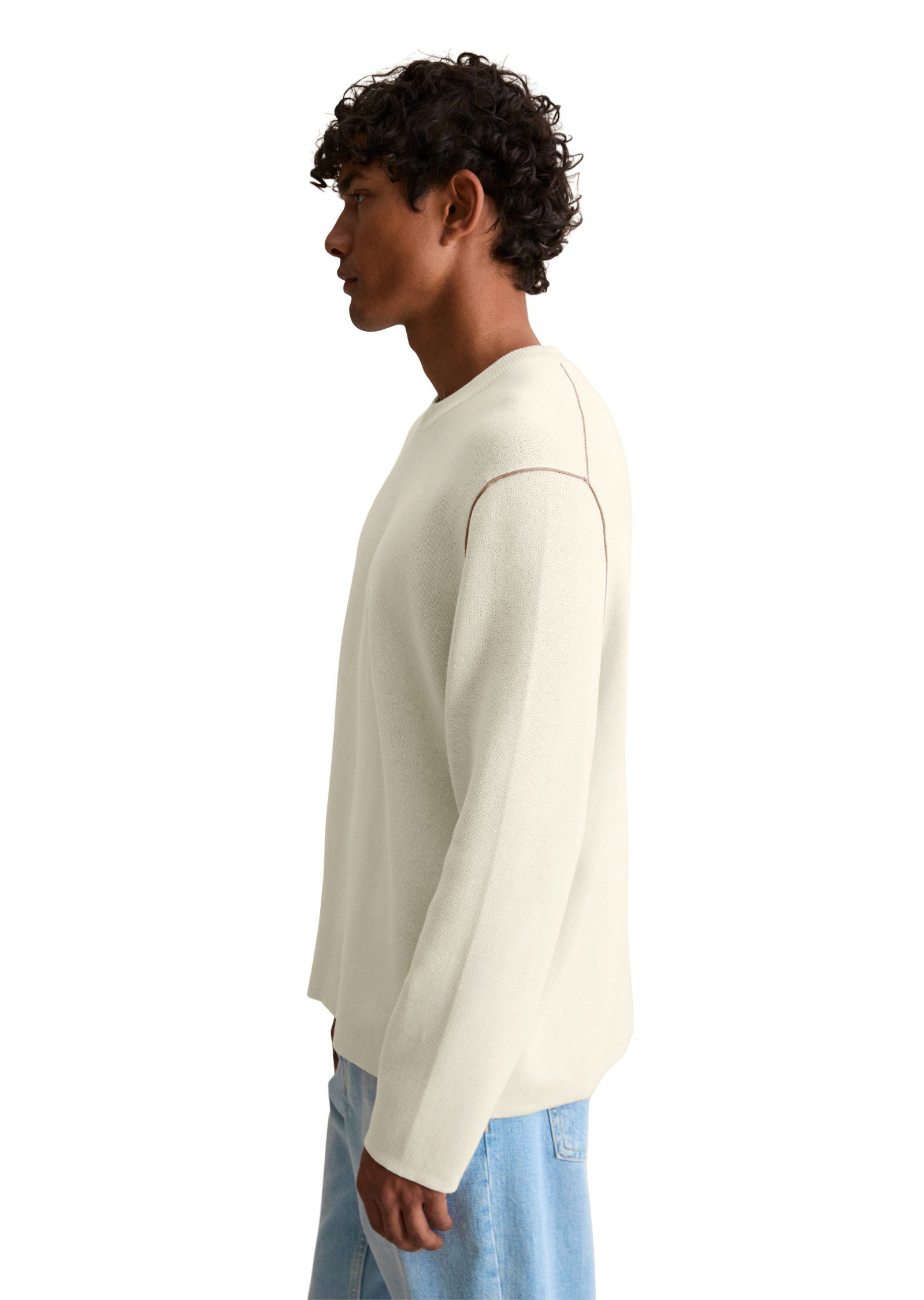 Marc O'Polo DENIM Strickpullover aus Double-Face-Cotton