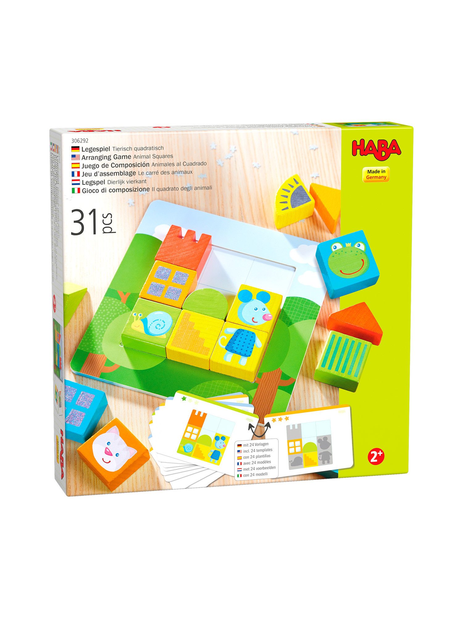 Haba Rahmenpuzzle Legespiel Tierisch quadratisch, Puzzleteile, unisex neutr günstig online kaufen