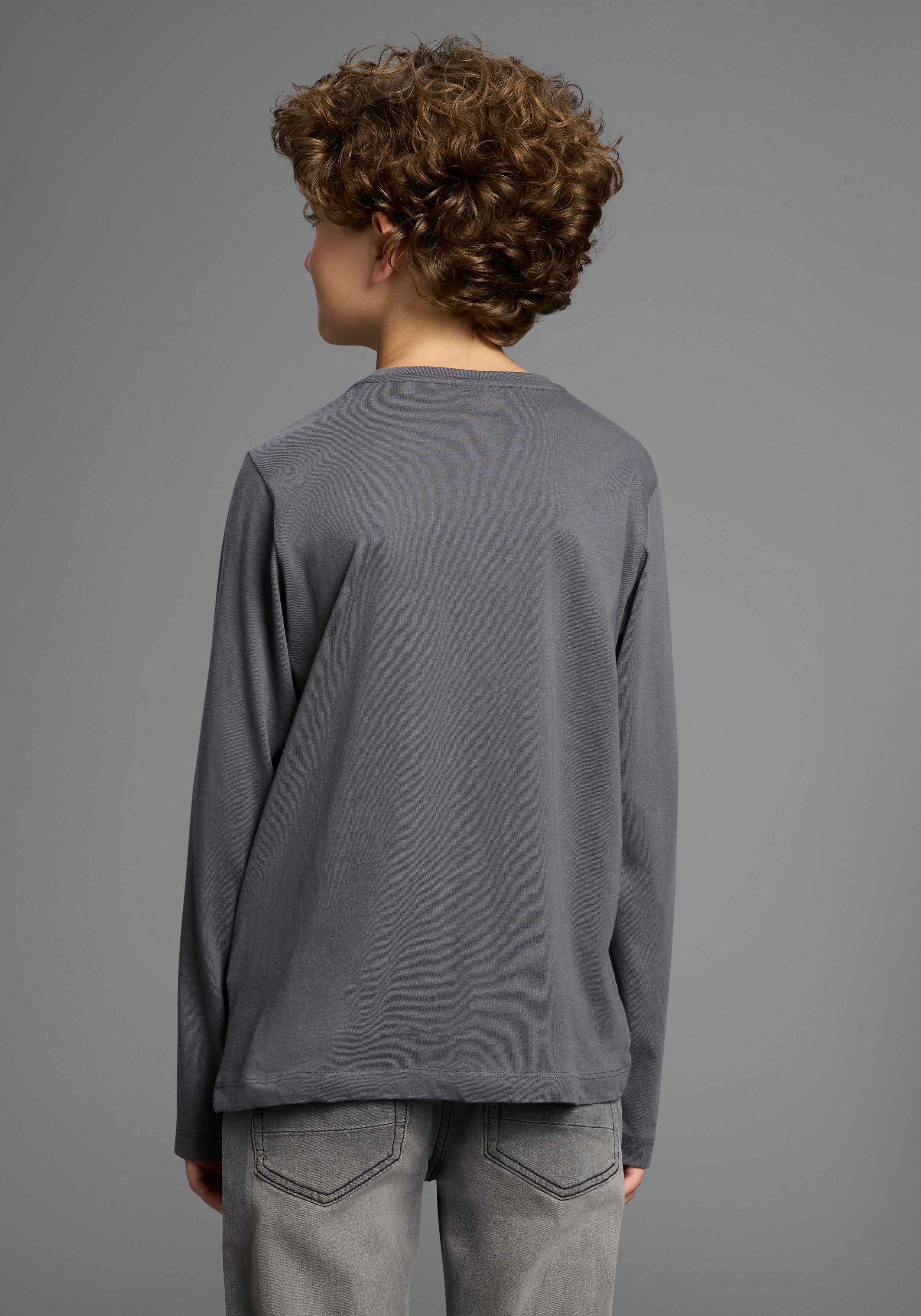 KIDSWORLD Langarmshirt PANTHER, Fotoprint Shirt mit Fotodruck, Gecko. Reduzierter Preis € 13,99. Unverbindliche Preisempfehlung € 16,99, (€ 13,99 pro 1 Stk)