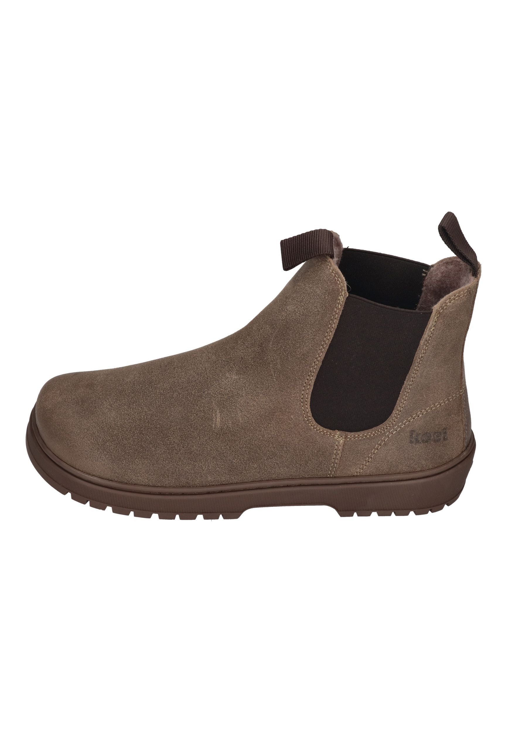KOEL GAVIEN SUEDE FELT Barfußschuh Taupe