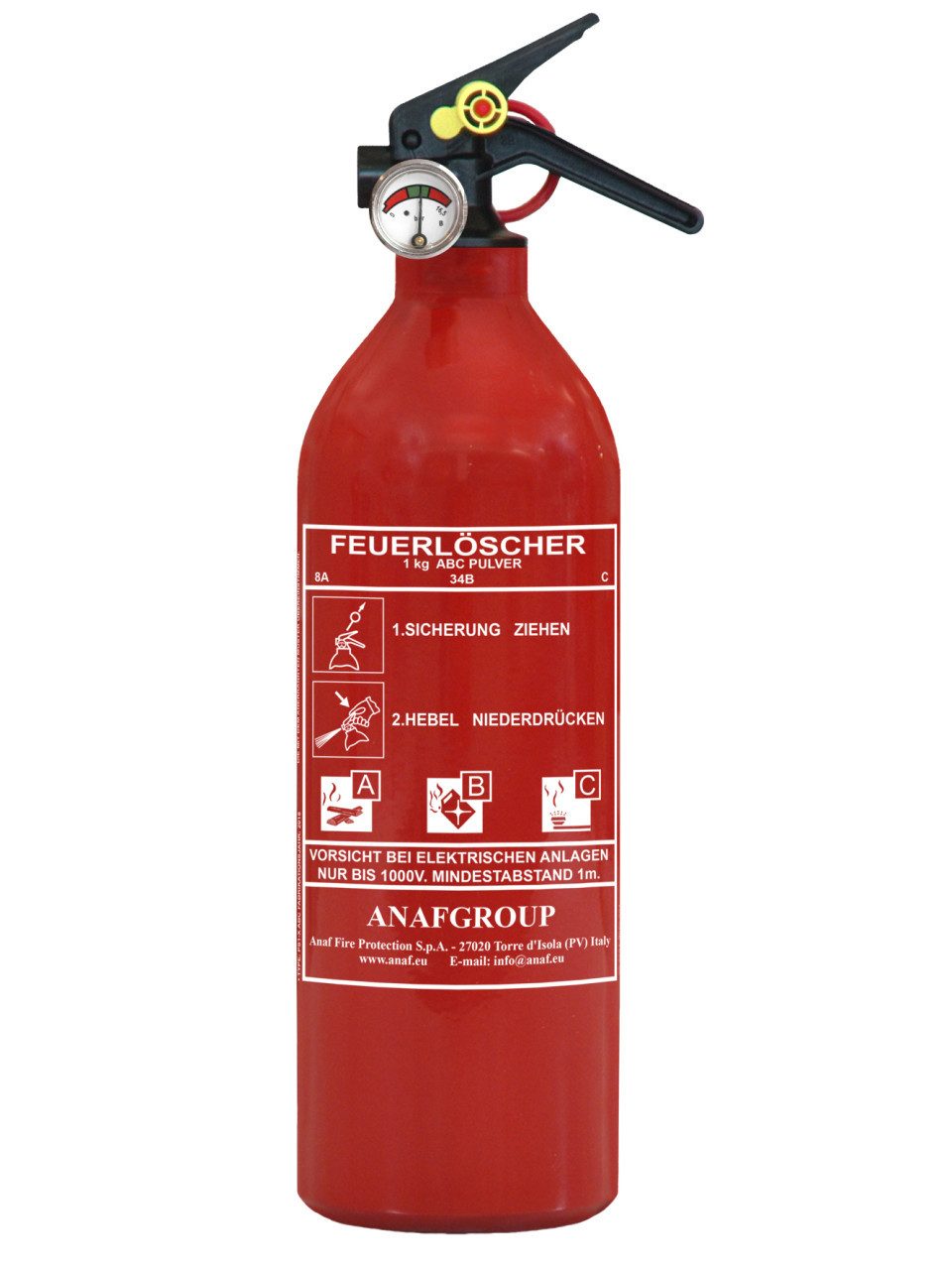 UNITEC Pulver-Feuerlöscher Feuerlöscher, Pulverlöschmittel
