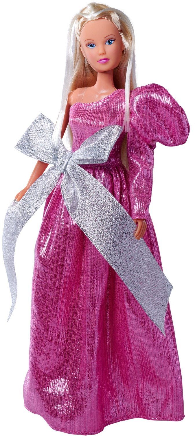 SIMBA Anziehpuppe Puppe Steffi Love Bow Mazing rosa Abendkleid mit Schleife 105733639