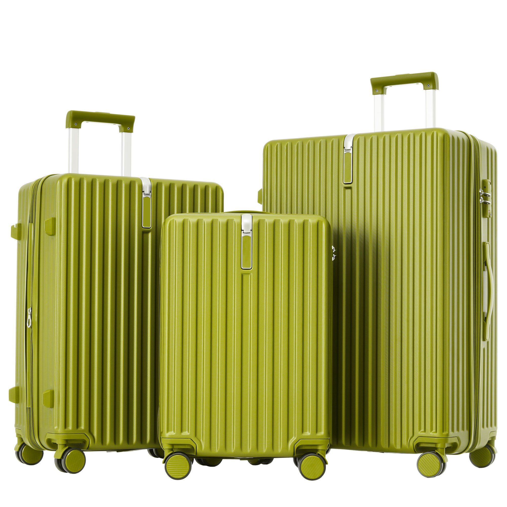 OKWISH Trolleyset Kofferset Hartschalentrolley Handgepäck Reisekoffer günstig online kaufen