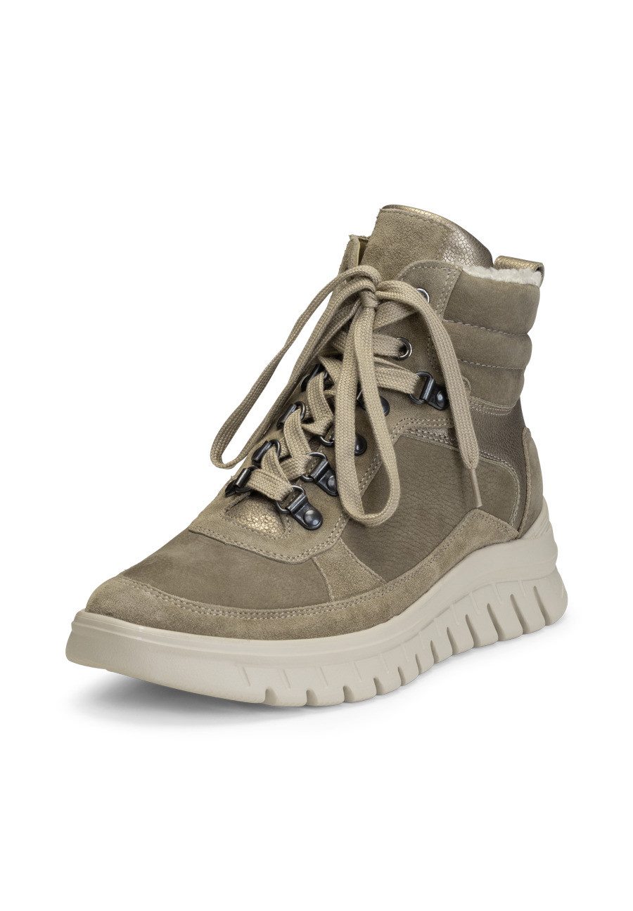 Damen Stiefeletten Nubukleder Stiefelette