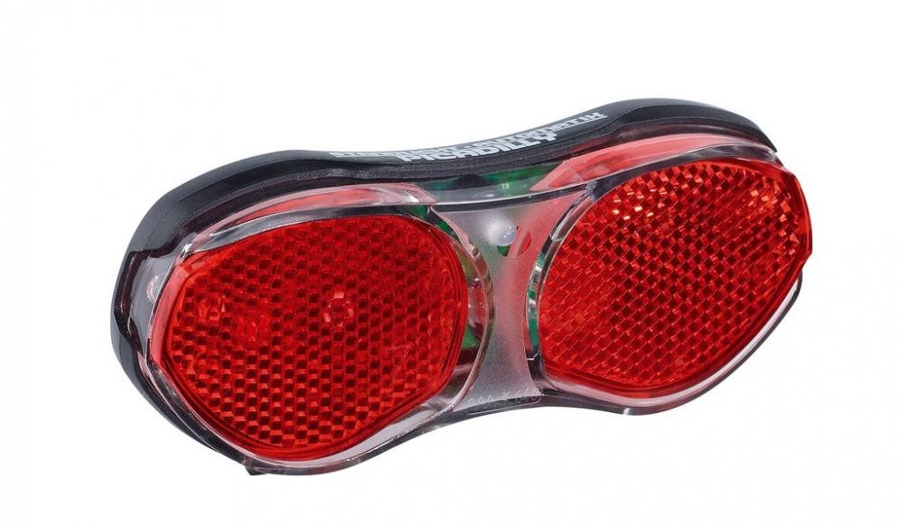 Büchel Fahrrad-Rücklicht Büchel Standrücklicht Piccadilly mit LED f. Gepäckträger StVZO