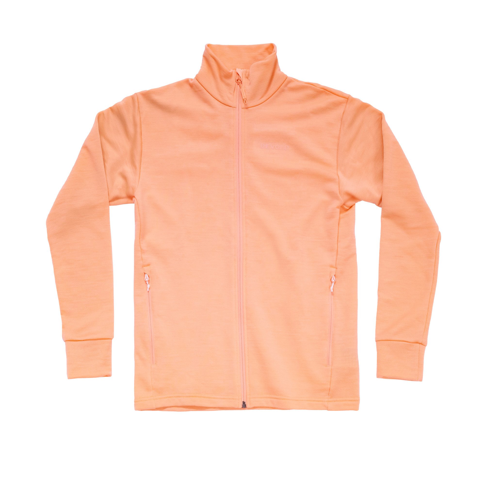 Devold Sweatshirt EVERYDAY JACKET leichte Damen Merino Jacke SUNRISE apricot