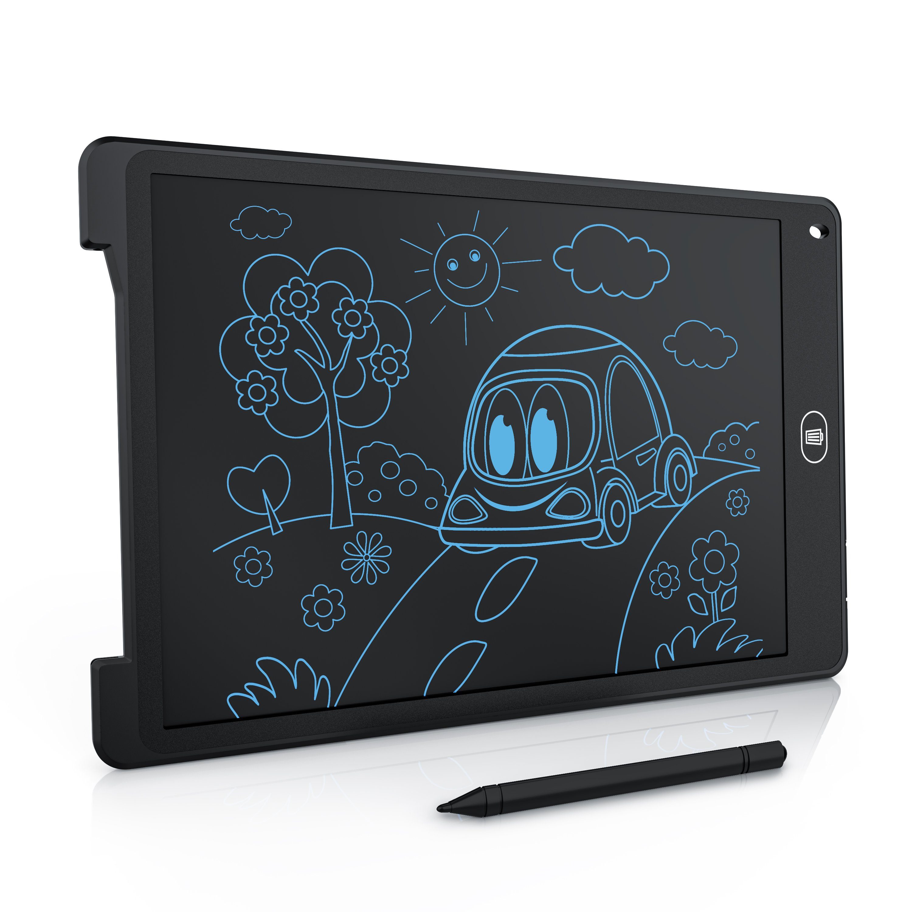 IGERESS Neueste Blaue 9-Zoll-LCD-Schreibtafel Elektronische Schreibtafel Digitale Zeichenplatte Grafische Zeichnungsplatte Langlebig Blau