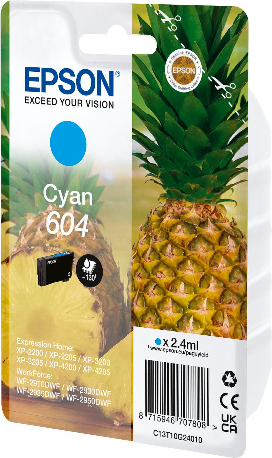 Epson Druckerpatronen (Einzeln, Multipacks, XL) Tintenpatrone (1-tlg)