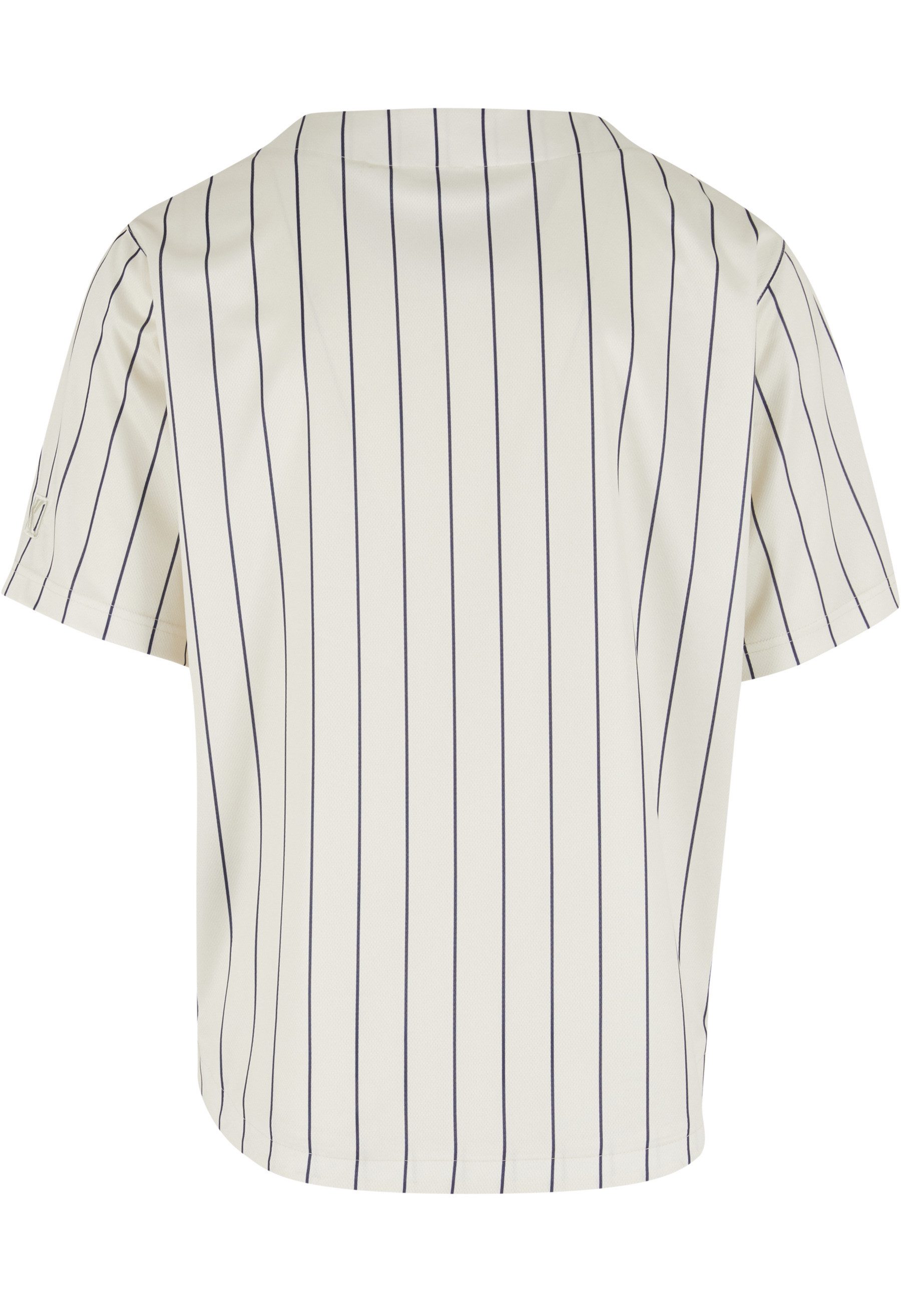 Karl Kani Shirttop Karl Kani Cursive Varsity Pinstripe Cropped Baseball Jersey (1-tlg)