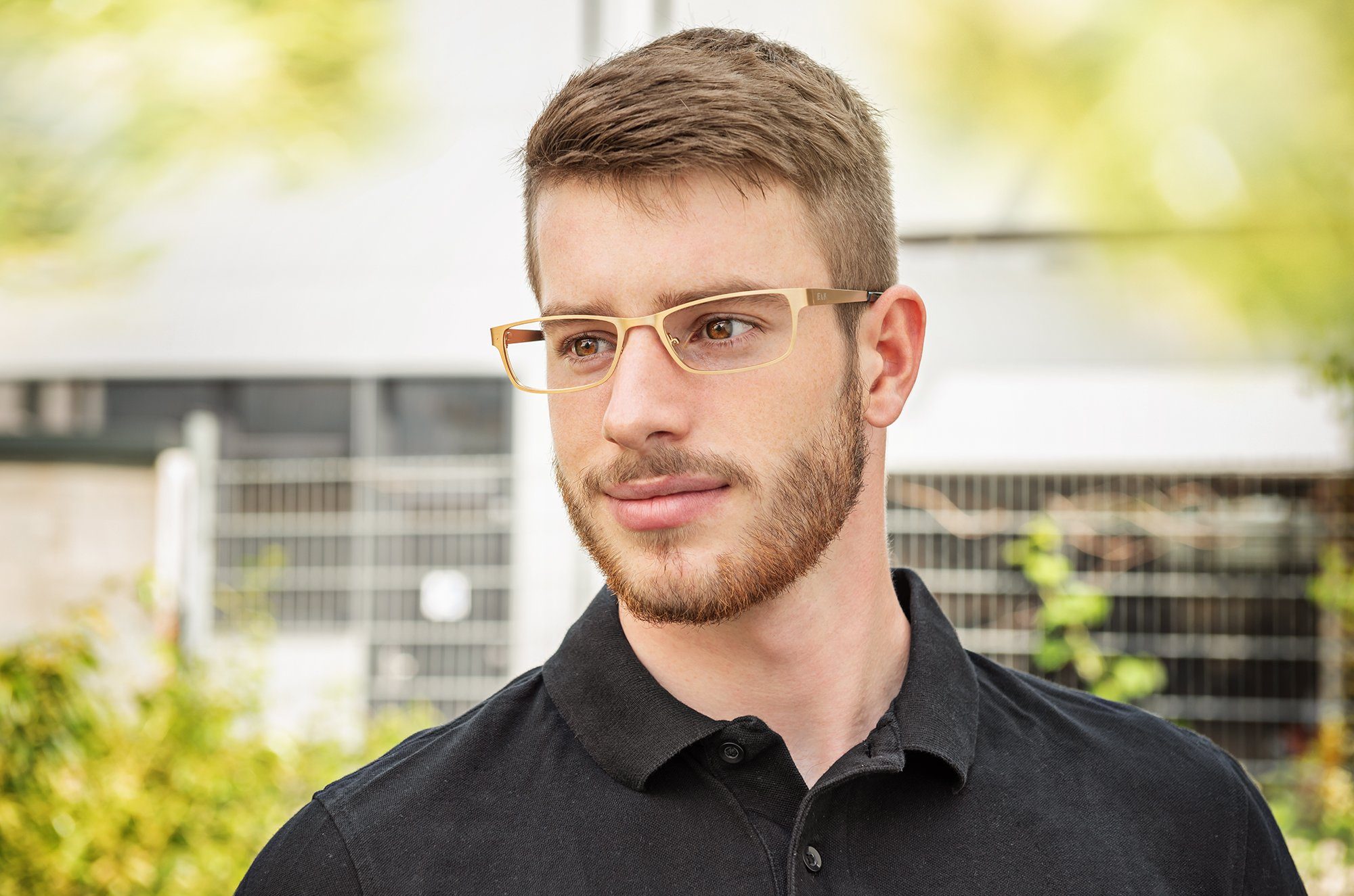 Edison & King Lesebrille Elements, entspiegelte Brille mit Metallrahmen
